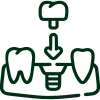 Implant-supported dentures icon